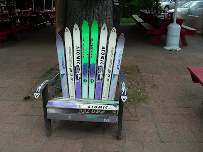 how to make adirondack chairs from skis